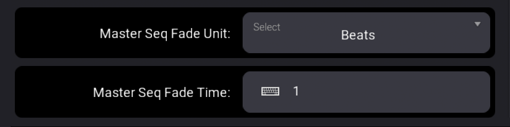 Master Sequence Fade