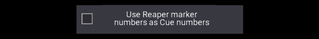 Reaper Marker Numbers
