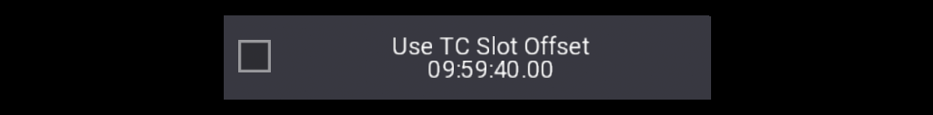 TC Slot Offset