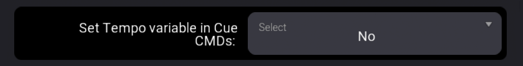 Default Tempo CMD