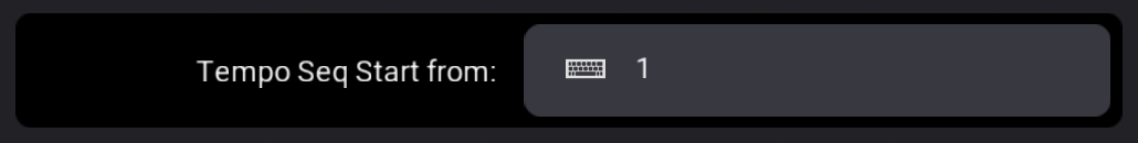Tempo Sequence Start